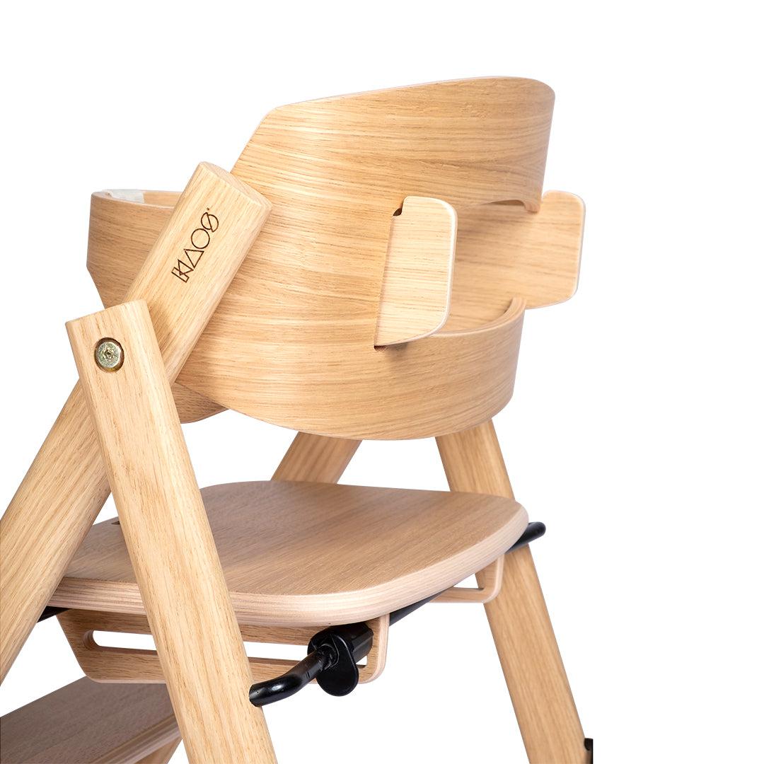 KAOS Klapp Highchair Complete Set - Natural/Oak-Highchairs-Natural/Oak-Green/Plastic Babyseat | Natural Baby Shower