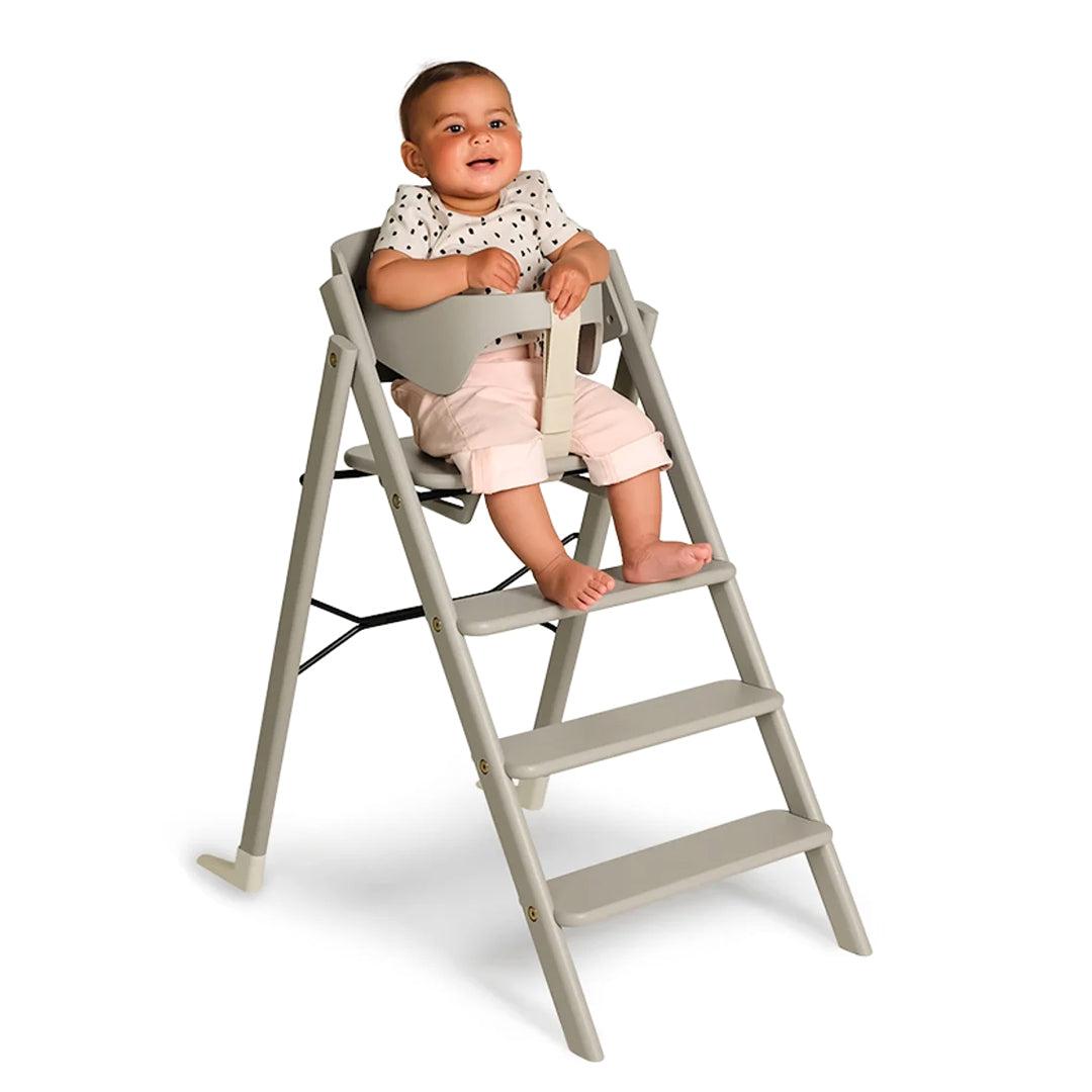 KAOS Klapp Highchair + Safety Rail - Grey-Highchairs-Grey- | Natural Baby Shower