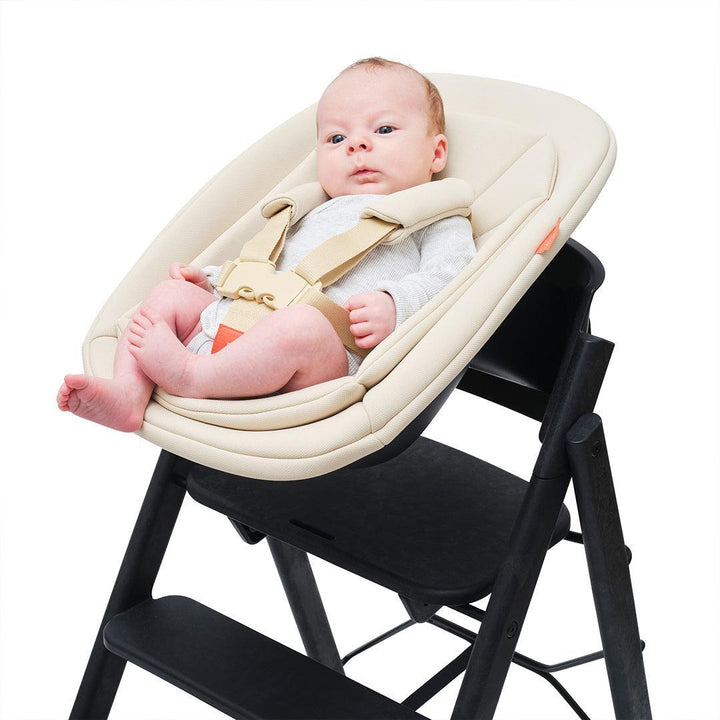 KAOS KLAPP® Newborn Seat - Charcoal Black-Highchair Accessories- | Natural Baby Shower
