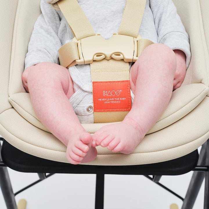 KAOS KLAPP® Newborn Seat - Charcoal Black-Highchair Accessories- | Natural Baby Shower