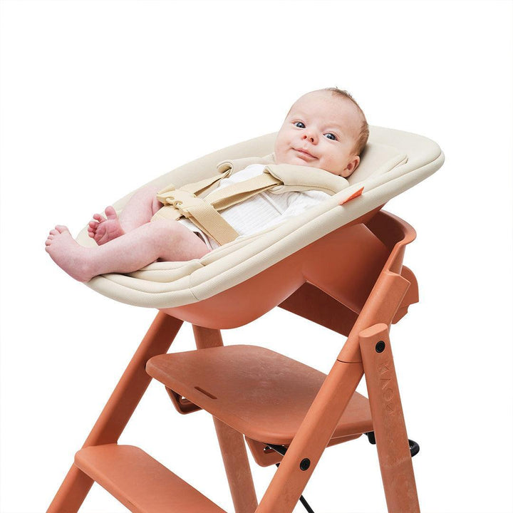 KAOS KLAPP® Newborn Seat - Terracotta Pink-Highchair Accessories- | Natural Baby Shower