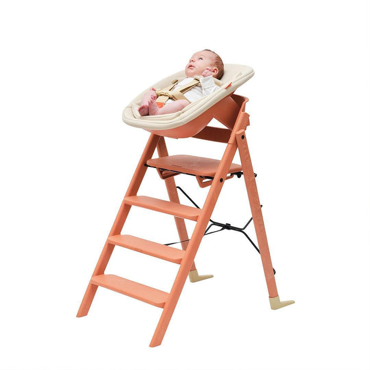 KAOS KLAPP® Newborn Seat - Terracotta Pink-Highchair Accessories- | Natural Baby Shower