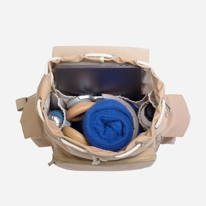 KAOS Ransel Changing Bag - Beige-Changing Bags-Beige- | Natural Baby Shower