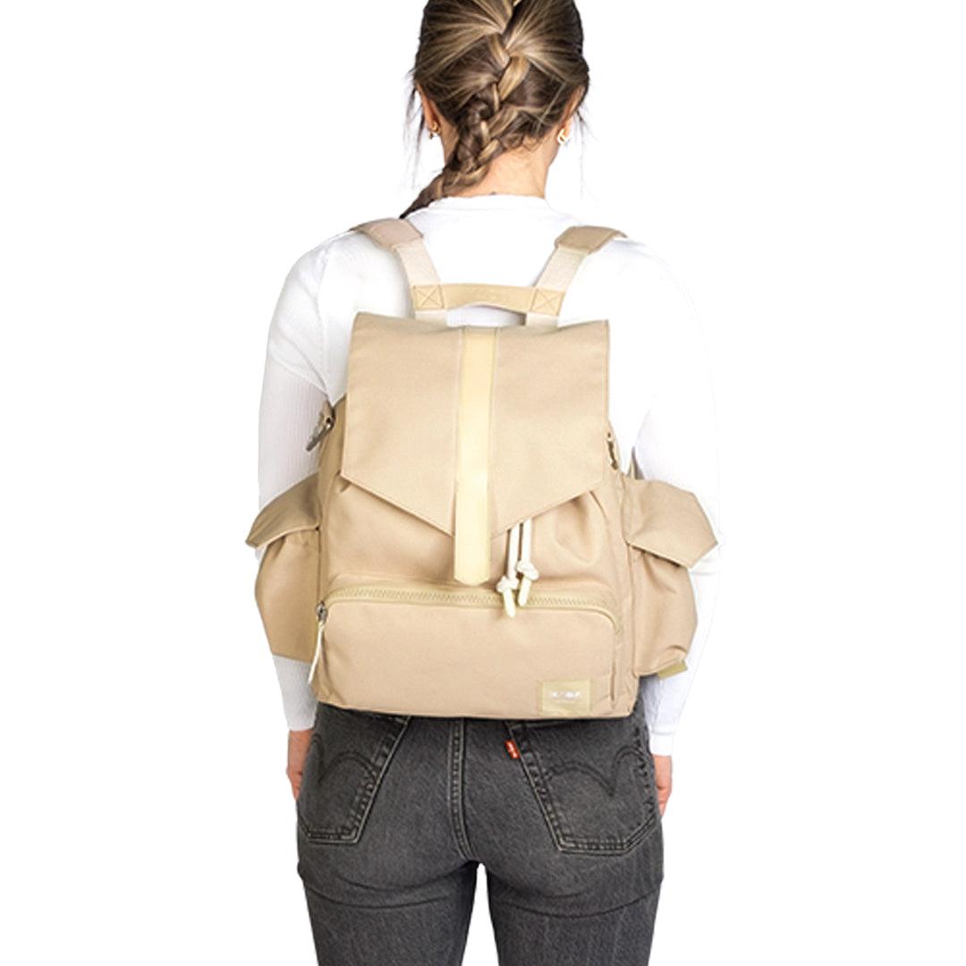 KAOS Ransel Changing Bag - Beige-Changing Bags-Beige- | Natural Baby Shower