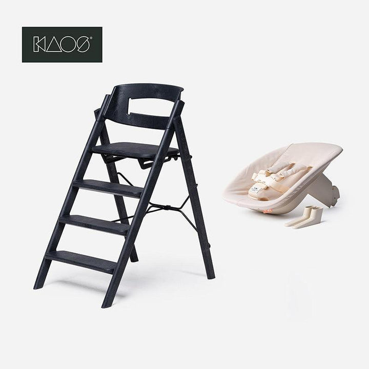 KAOS ReKLAPP® Newborn Kit-Highchairs-Charcoal Black/Plastic- | Natural Baby Shower