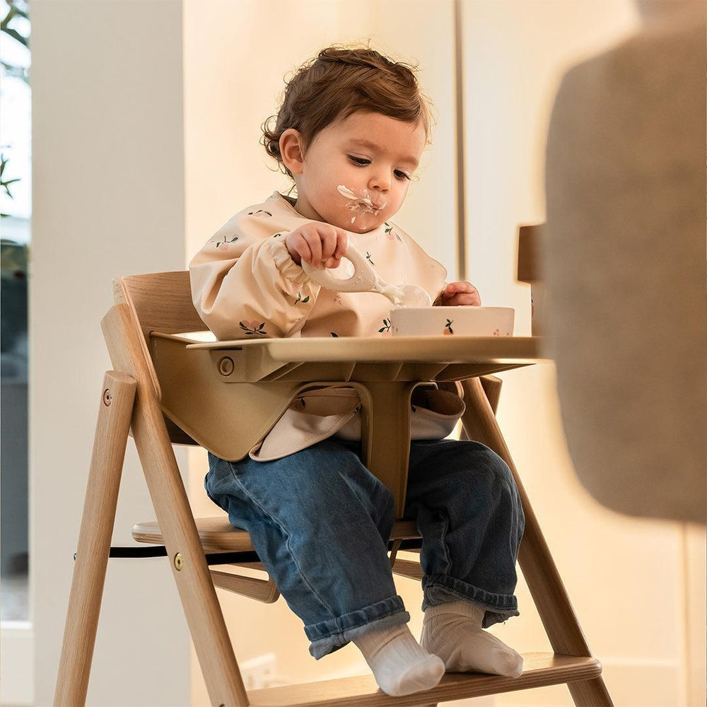 KAOS KLAPP® Recycled Highchair Complete Set-Highchairs-Charcoal Black/Plastic- | Natural Baby Shower
