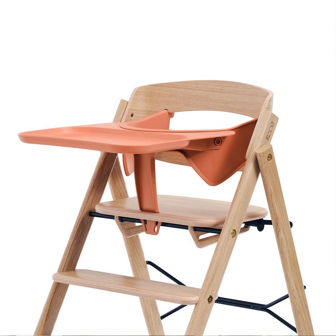 KAOS Safety Rail & Tray - Terracotta Pink-Highchair Accessories- | Natural Baby Shower