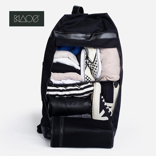 KAOS Weekend Bag - Black-Changing Bags-Black- | Natural Baby Shower