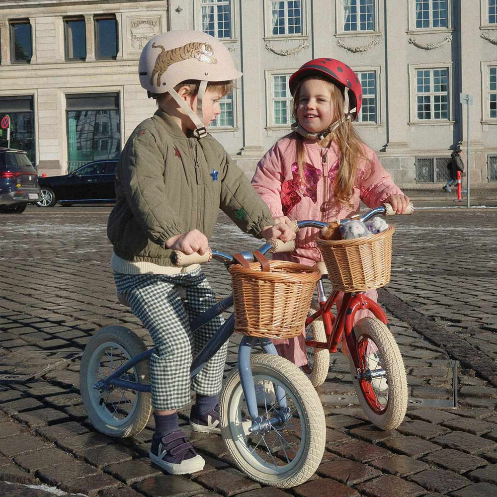 Konges Slojd Balance Bicycle - Blue Sripe-Outdoor Play-Blue Sripe-One Size | Natural Baby Shower