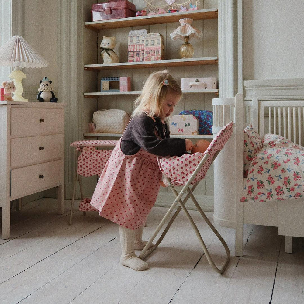 Konges Slojd Doll Highchair - Rosie Rose-Dolls Accessories-Rosie Rose-One Size | Natural Baby Shower