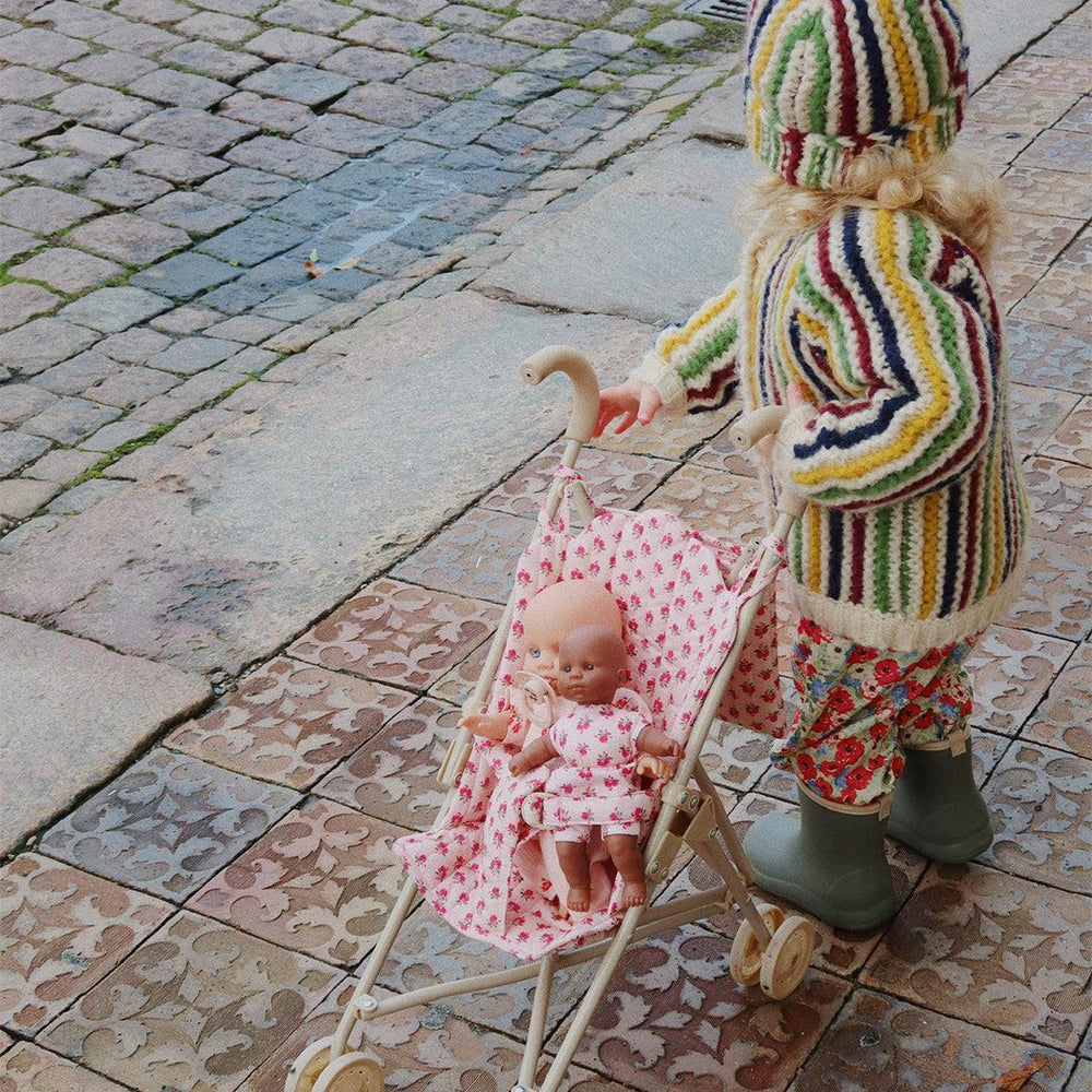 Konges Slojd Doll Stroller - Rosie Rose-Dolls Accessories-Rosie Rose-One Size | Natural Baby Shower