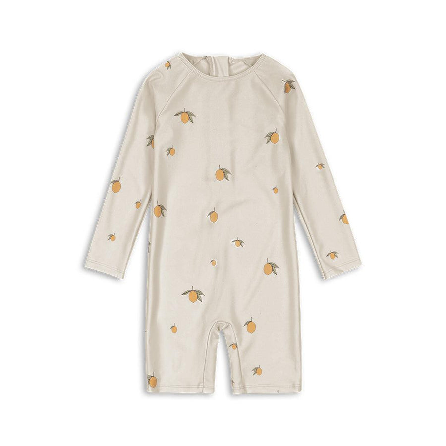 Konges Slojd Aster Onesie - Mon Grand Citron-Swimsuits-Mon Grand Citron-12m | Natural Baby Shower