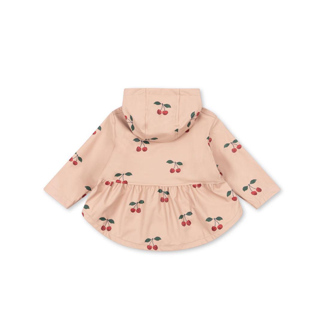 Konges Slojd Faire Rain Jacket - Ma Grande Cerise Blush-Coats-Ma Grande Cerise Blush-9m | Natural Baby Shower
