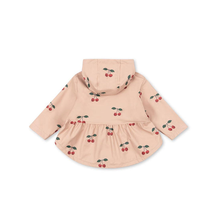 Konges Slojd Faire Rain Jacket - Ma Grande Cerise Blush-Coats-Ma Grande Cerise Blush-9m | Natural Baby Shower