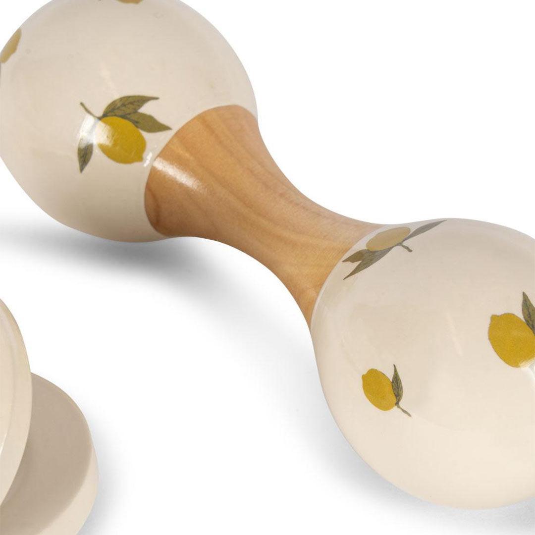 Konges Slojd Music Set Petit Lemon Glossy - Lemon-Musical Instruments-Lemon-One Size | Natural Baby Shower
