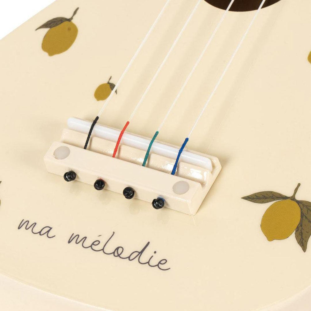 Konges Slojd Ukelele Glossy - Lemon-Musical Instruments-Lemon-One Size | Natural Baby Shower