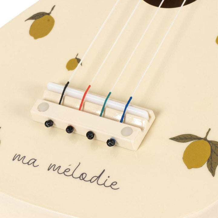 Konges Slojd Ukelele Glossy - Lemon-Musical Instruments-Lemon-One Size | Natural Baby Shower