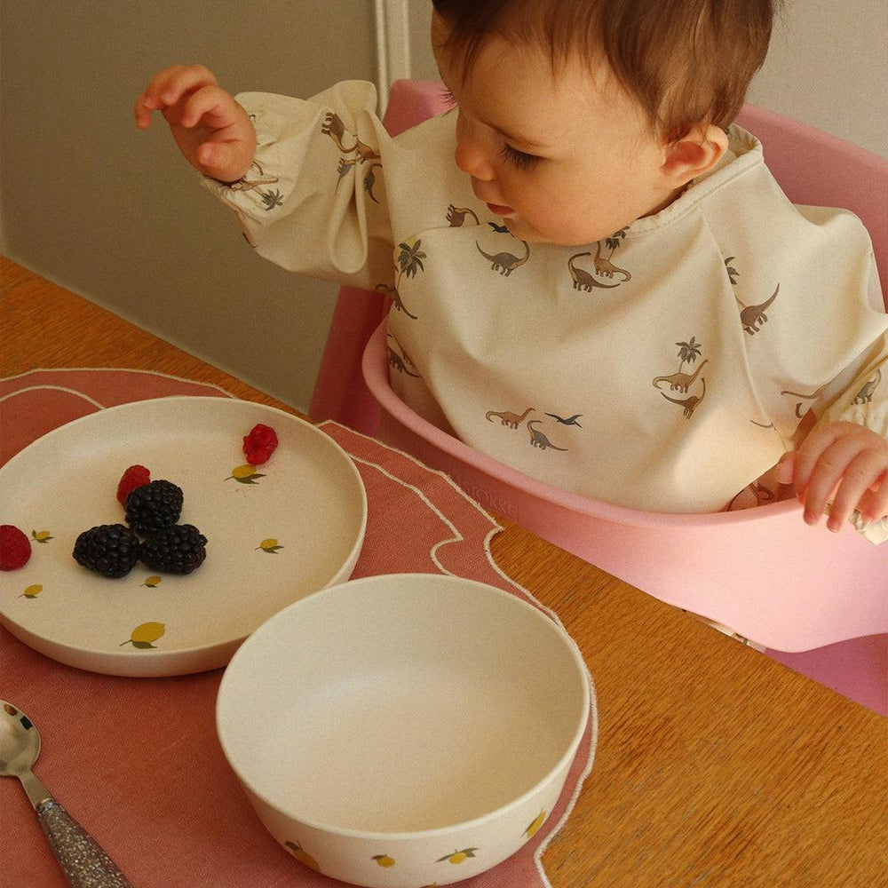 Konges Slojd 5 Pack Plate - Lemon Mix-Plates-Lemon Mix- | Natural Baby Shower