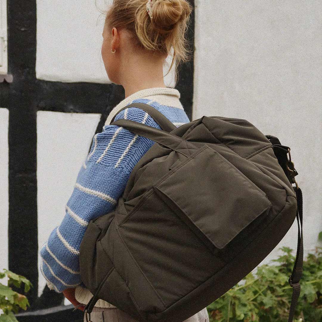 Konges Slojd All You Need Bag - Moss Grey-Children's Backpacks-Moss Grey- | Natural Baby Shower