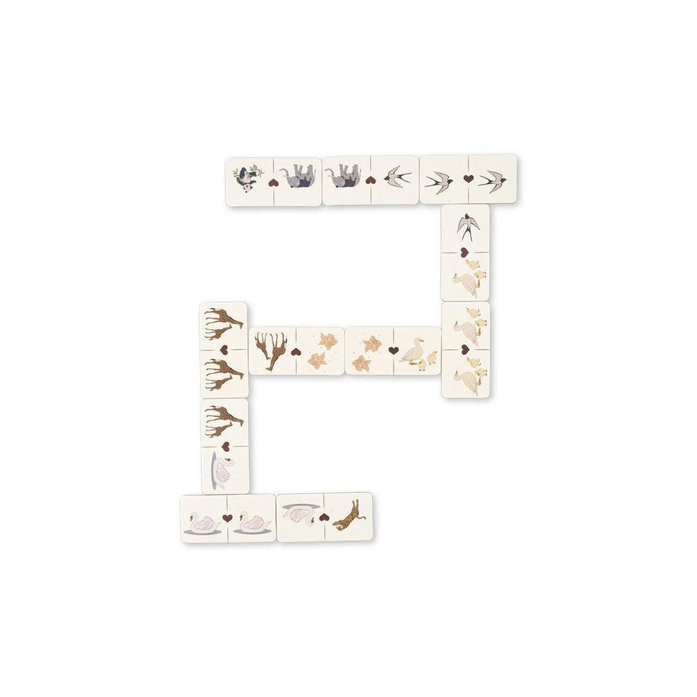 Konges Slojd Animal Dominoes Game-Puzzles + Games-One Size- | Natural Baby Shower