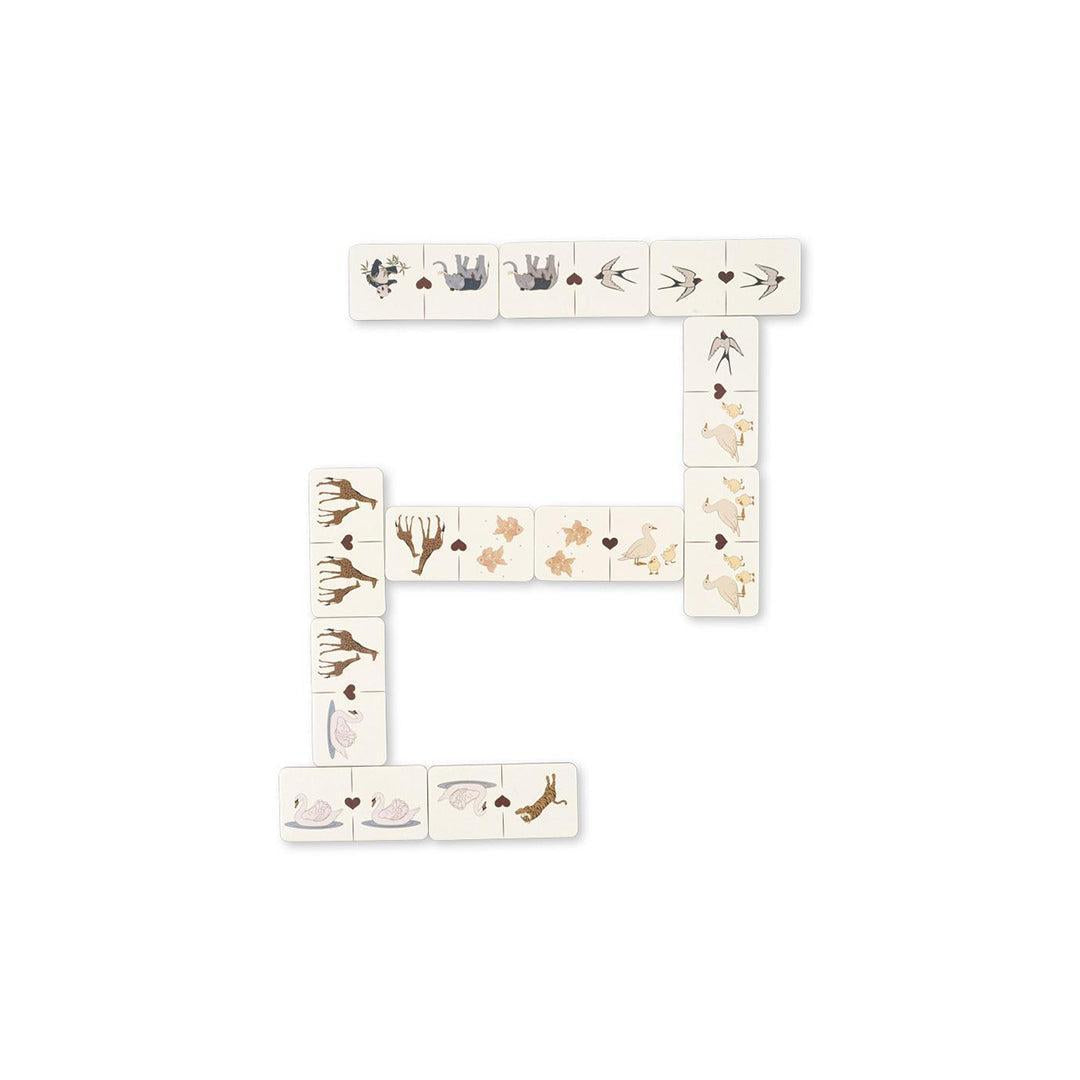Konges Slojd Animal Dominoes Game-Puzzles + Games-One Size- | Natural Baby Shower