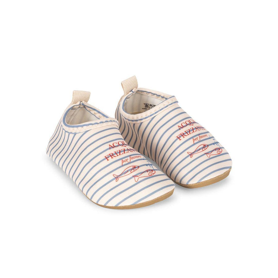 Konges Slojd Aster Swim Shoes - Stripe Bluie-Swim Shoes-Stripe Bluie-22-23 | Natural Baby Shower