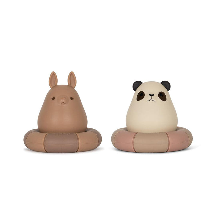 Konges Slojd Silicone Bath Toys Swim Ring - 2 Pack - Blush Mix-Bath Toys-Blush Mix- | Natural Baby Shower