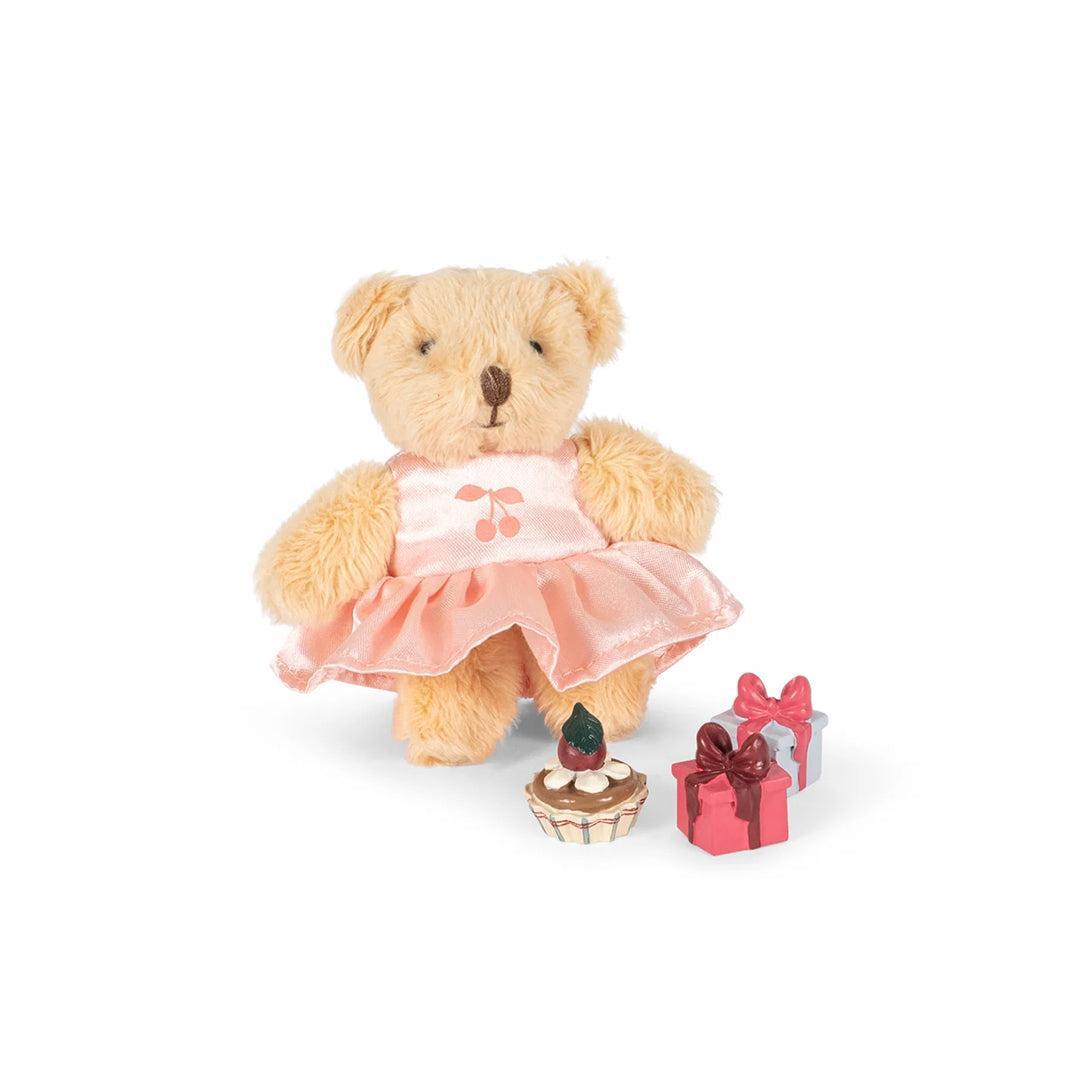 Konges Slojd Birthday Teddy - Pink-Soft Toys-Pink- | Natural Baby Shower