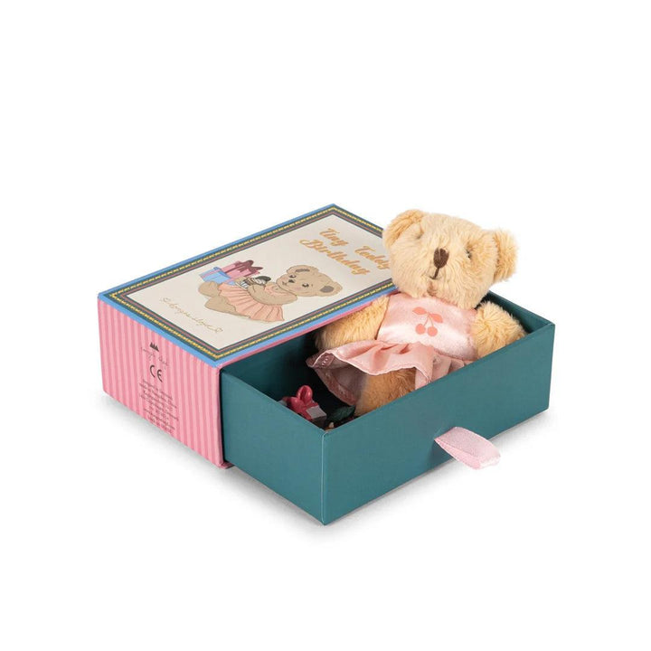 Konges Slojd Birthday Teddy - Pink-Soft Toys-Pink- | Natural Baby Shower