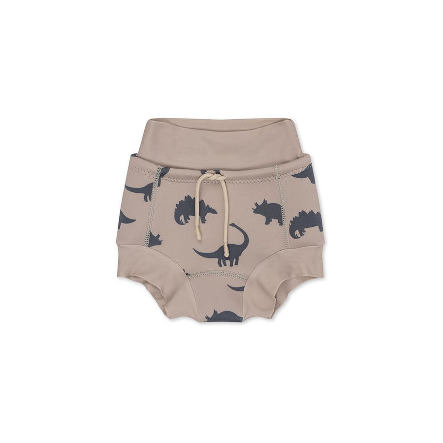 Konges Slojd Bobbi Swimshorts - Dino Silhouette-Swim Pants-Dino Silhouette-0-3m | Natural Baby Shower