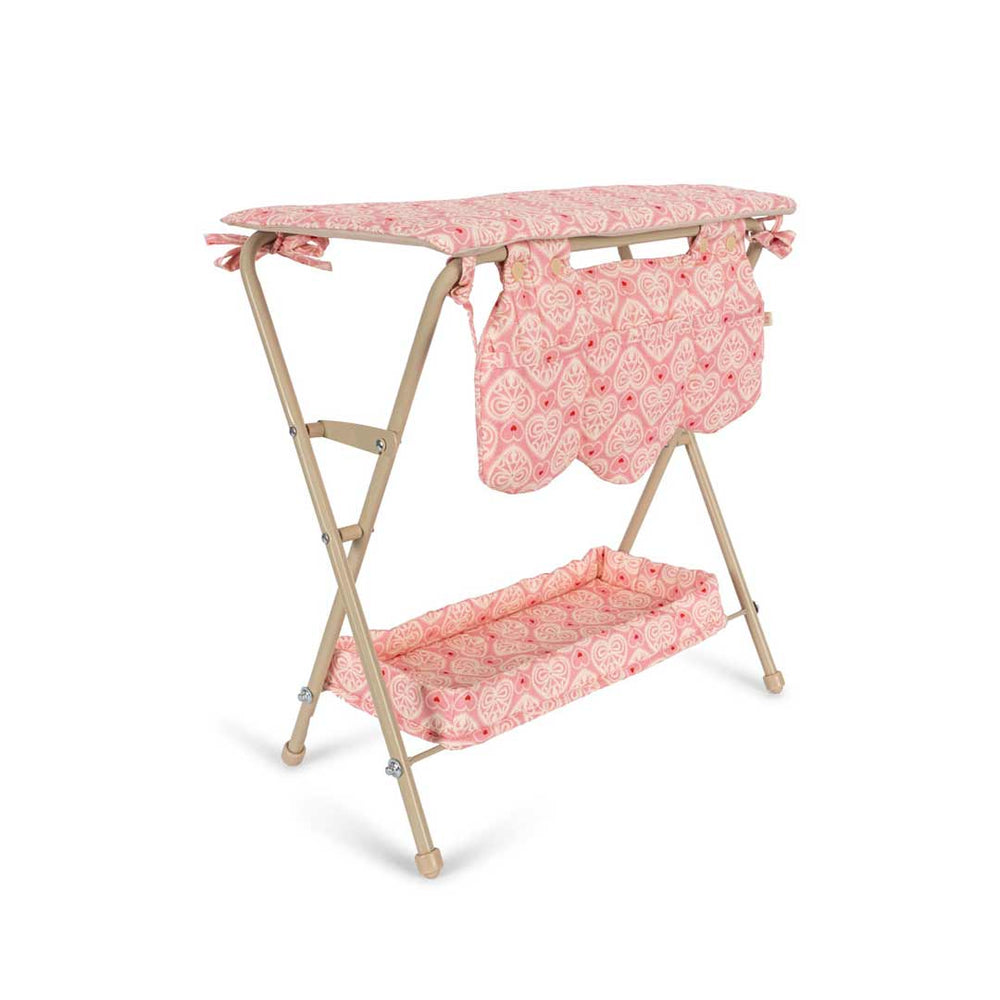 Konges Slojd Dolls Changing Table & Swing Bundle - Lacy Pink-Dolls Accessories-Lacy Pink- | Natural Baby Shower