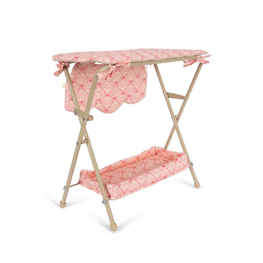 Konges Slojd Dolls Changing Table & Swing Bundle - Lacy Pink-Dolls Accessories-Lacy Pink- | Natural Baby Shower