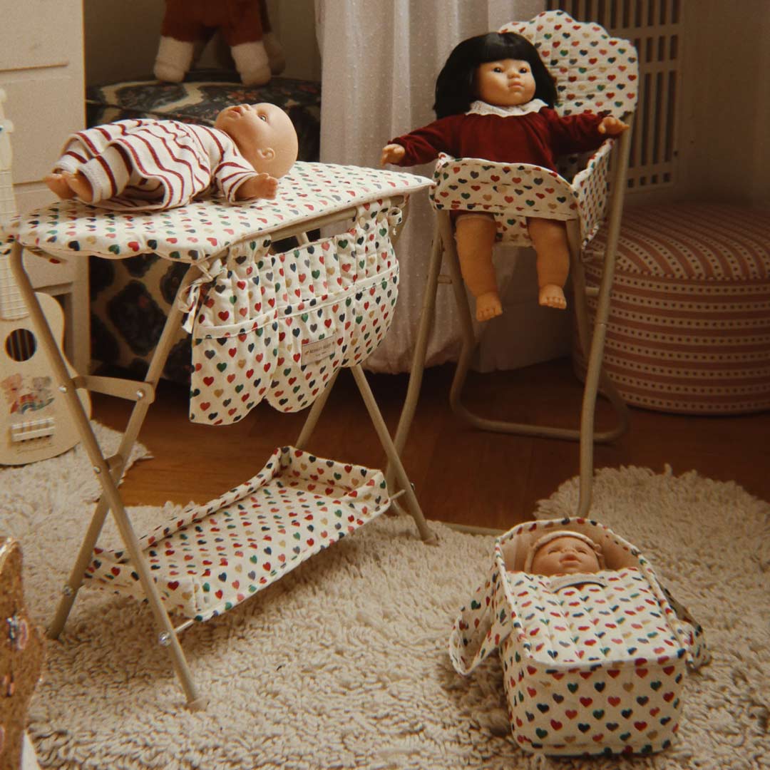 Konges Slojd Doll Highchair - Coeur Colore-Dolls Accessories-Coeur Colore- | Natural Baby Shower