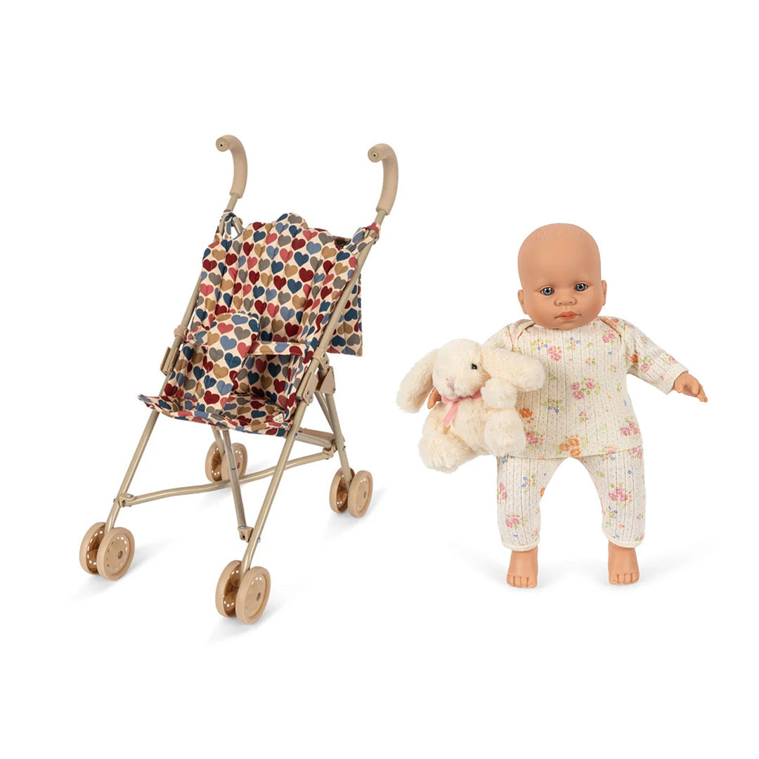Konges Slojd Doll & Stroller Bundle - Nonoka