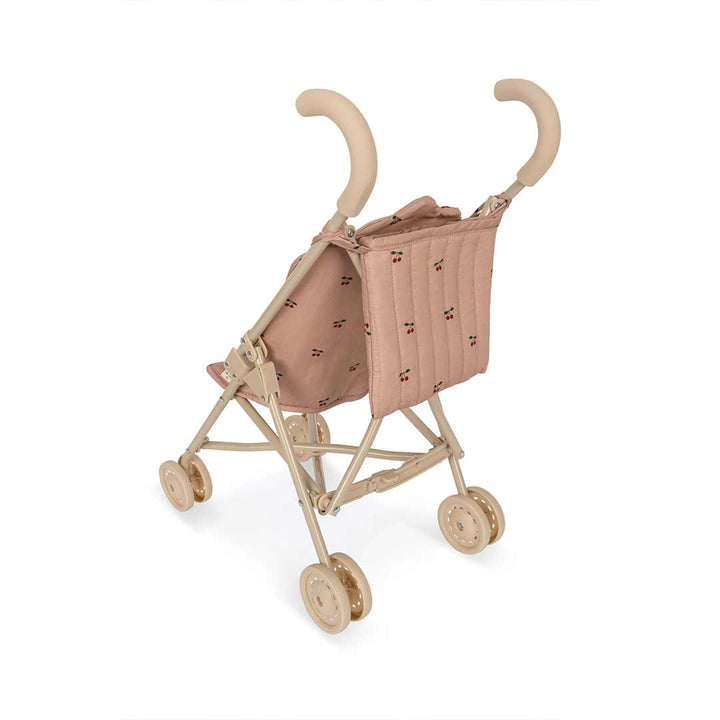 Konges Slojd Doll Stroller - Cherry Blush-Dolls Prams-Cherry Blush- | Natural Baby Shower