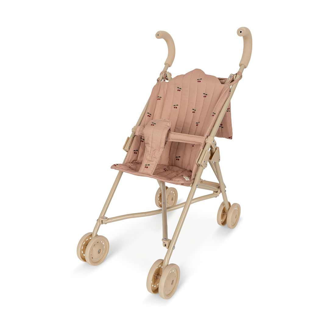 Konges Slojd Doll Stroller - Cherry Blush-Dolls Prams-Cherry Blush- | Natural Baby Shower