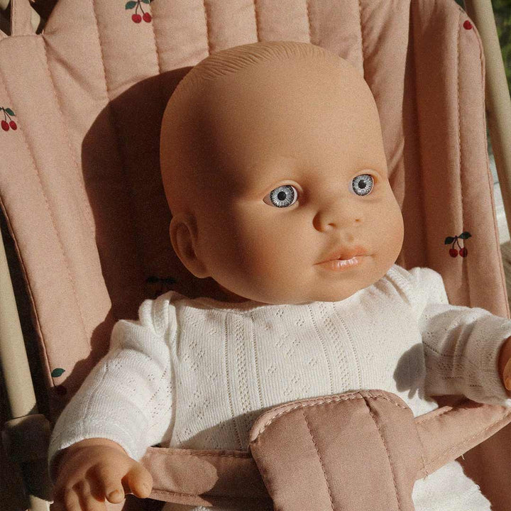 Konges Slojd Doll Stroller - Cherry Blush-Dolls Prams-Cherry Blush- | Natural Baby Shower