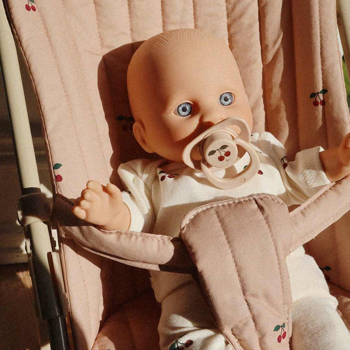 Konges Slojd Doll Stroller - Cherry Blush-Dolls Prams-Cherry Blush- | Natural Baby Shower