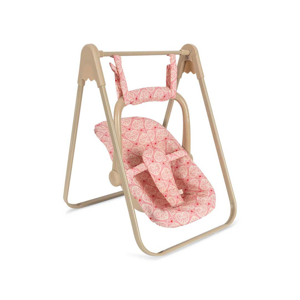 Konges Slojd Dolls Changing Table & Swing Bundle - Lacy Pink-Dolls Accessories-Lacy Pink- | Natural Baby Shower