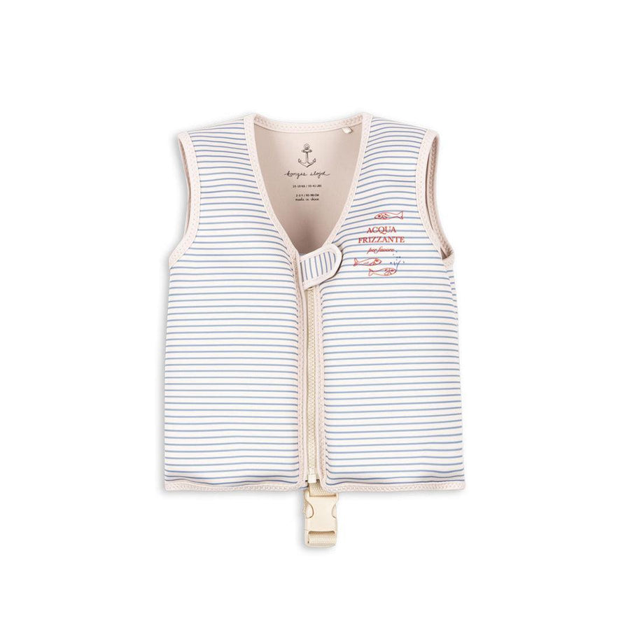 Konges Slojd Ellis Swim Vest - Stripe Bluie-Swim Vests-Stripe Bluie-1-2y | Natural Baby Shower