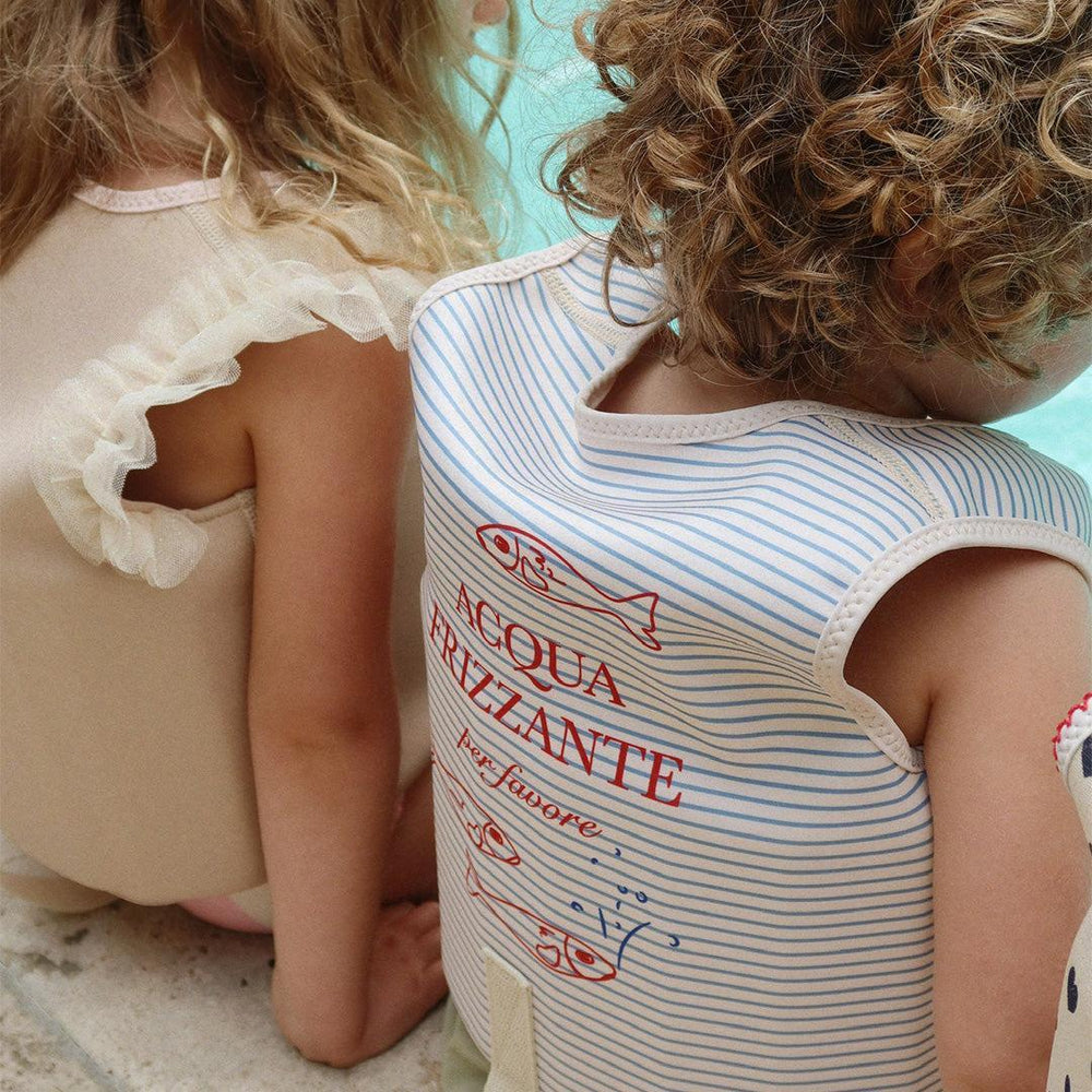 Konges Slojd Ellis Swim Vest - Stripe Bluie-Swim Vests-Stripe Bluie-1-2y | Natural Baby Shower