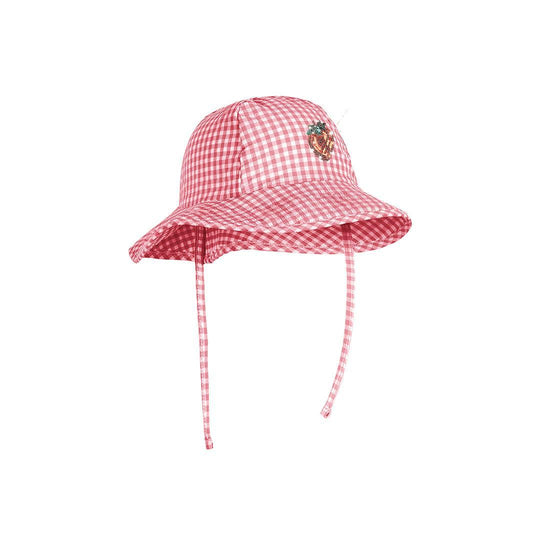 Konges Slojd Etta Swim Hat - Geranium Pink-Hats-Geranium Pink-6m | Natural Baby Shower