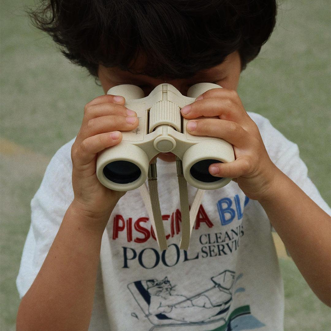 Konges Slojd Explorer Binoculars - Lemon Aop-Role Play-Lemon Aop- | Natural Baby Shower
