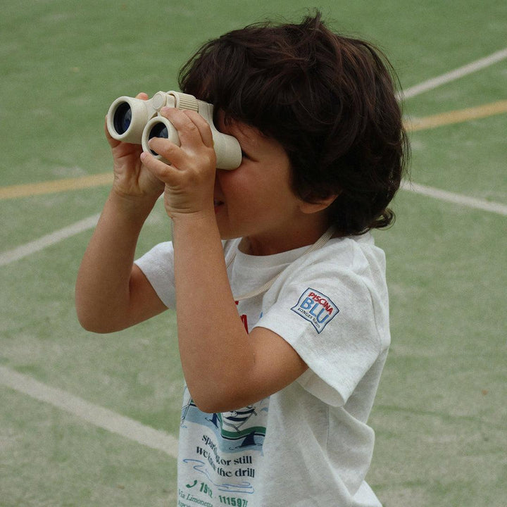 Konges Slojd Explorer Binoculars - Lemon Aop-Role Play-Lemon Aop- | Natural Baby Shower