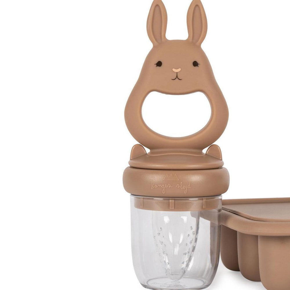 Konges Slojd Fruit Feeding Set - Blush-Feeding Sets-Blush-One Size | Natural Baby Shower