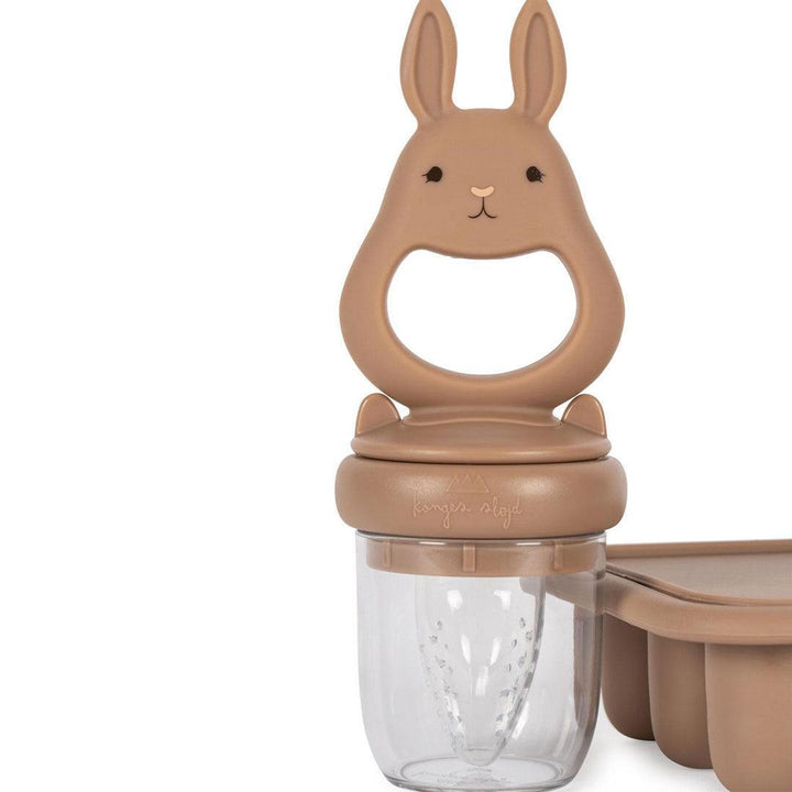 Konges Slojd Fruit Feeding Set - Blush-Feeding Sets-Blush-One Size | Natural Baby Shower