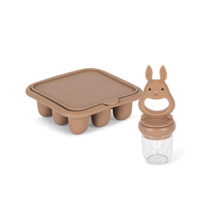 Konges Slojd Fruit Feeding Set - Blush-Feeding Sets-Blush-One Size | Natural Baby Shower