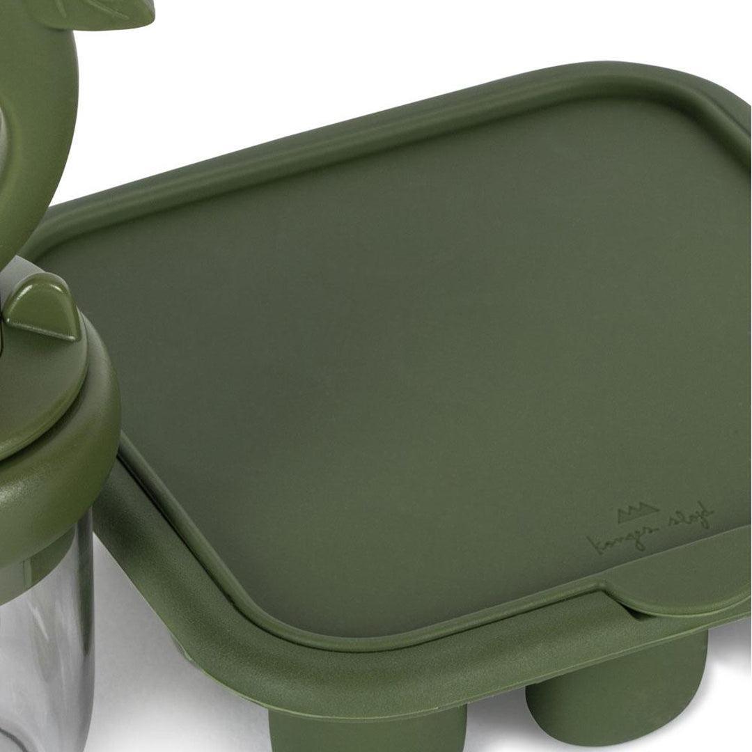 Konges Slojd Fruit Feeding Set - Olivine-Feeding Sets-Olivine-One Size | Natural Baby Shower