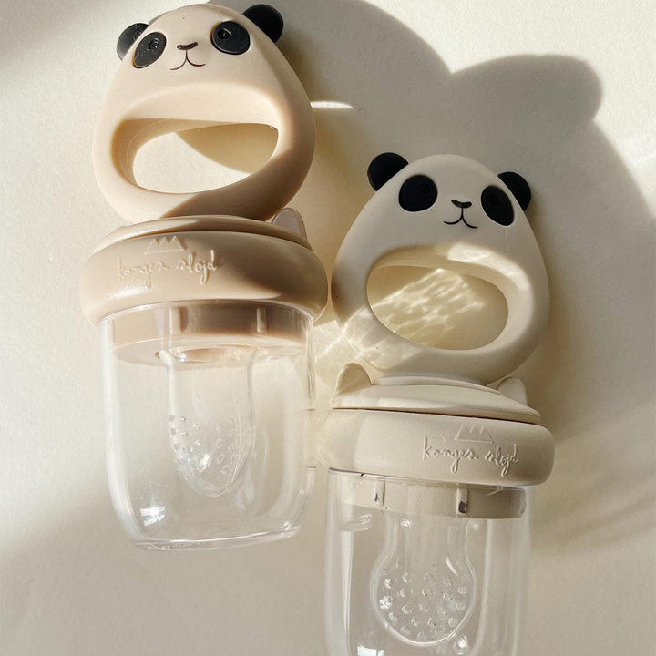 Konges Slojd Silicone Fruit Feeding Pacifier Panda - Shell Mix-Mesh Feeders-Shell Mix- | Natural Baby Shower