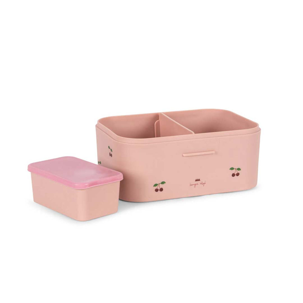 Konges Slojd Lunch Box - Cherry Pink-Lunch Boxes-Cherry Pink- | Natural Baby Shower